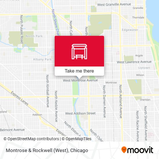 Mapa de Montrose & Rockwell (West)