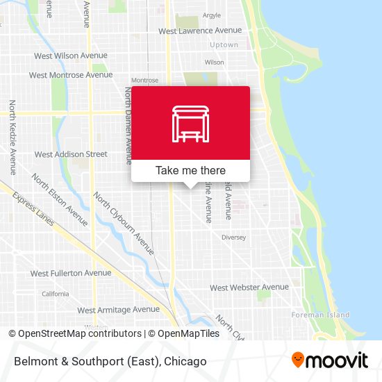 Belmont & Southport (East) map