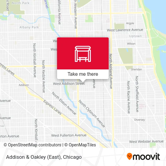 Addison & Oakley (East) map