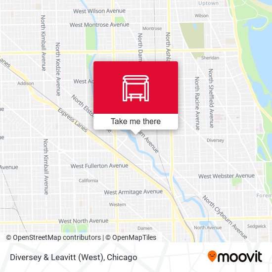 Mapa de Diversey & Leavitt (West)