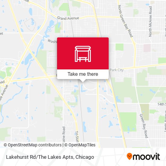Lakehurst Rd/The Lakes Apts map