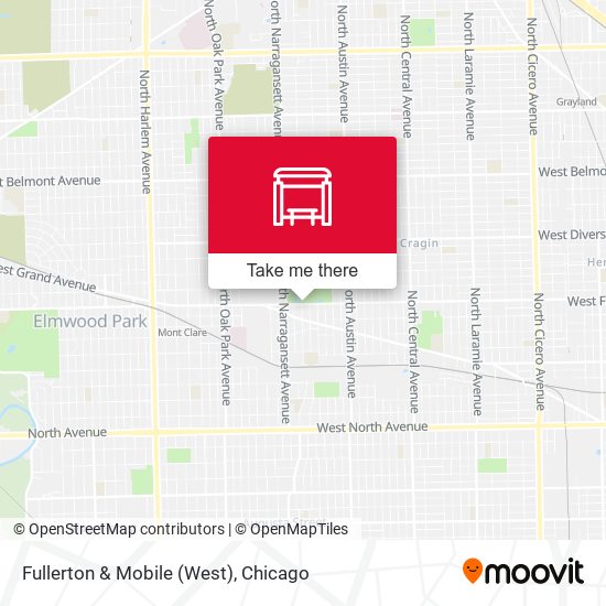 Fullerton & Mobile (West) map