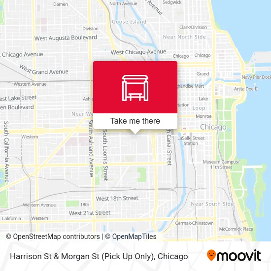 Harrison St & Morgan St (Pick Up Only) map
