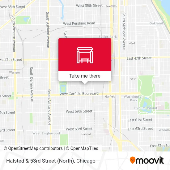 Halsted & 53rd Street (North) map