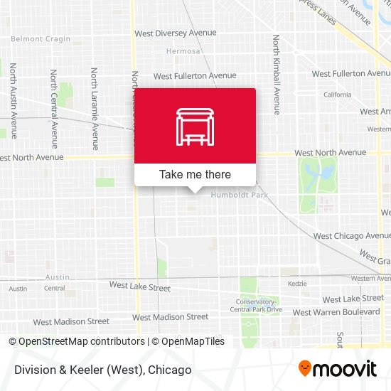 Division & Keeler (West) map