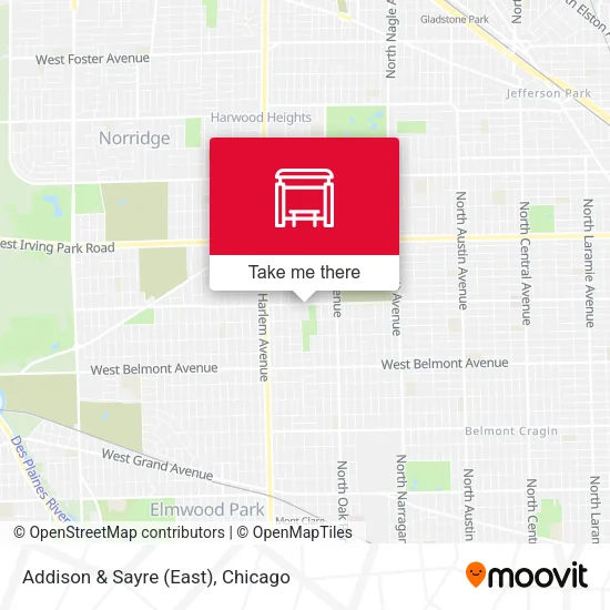 Addison & Sayre (East) map