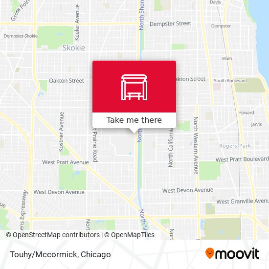 Touhy/Mccormick map