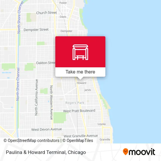 Paulina & Howard Terminal map