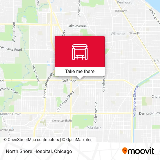 North Shore Hospital map