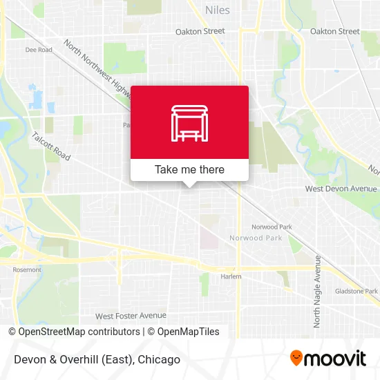 Devon & Overhill (East) map