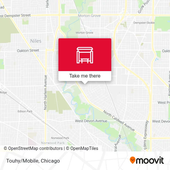 Touhy/Mobile map
