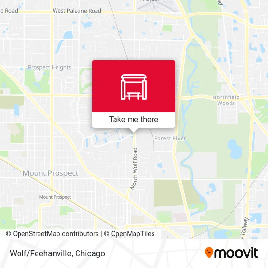 Wolf/Feehanville map