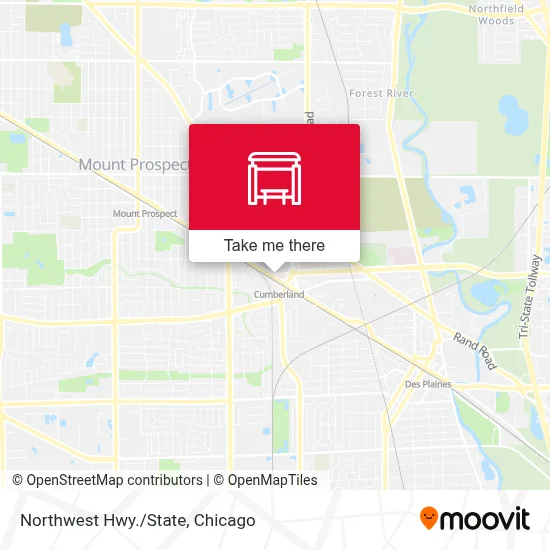 Northwest Hwy./State map