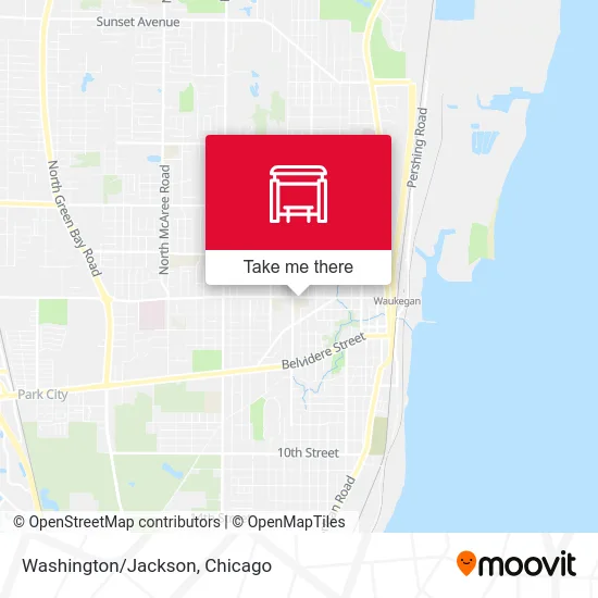 Washington/Jackson map