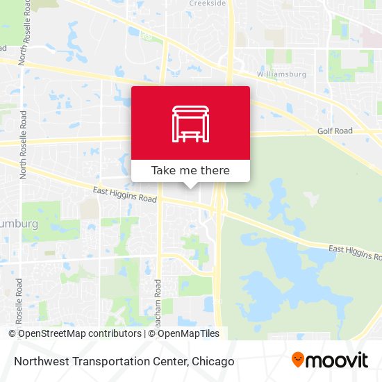 Northwest Transportation Center map
