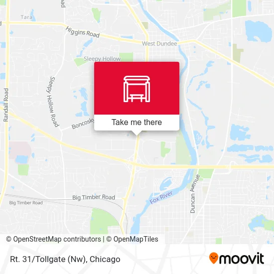 Rt. 31/Tollgate (Nw) map
