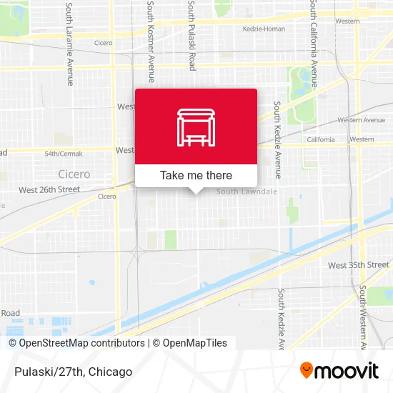Pulaski/27th map