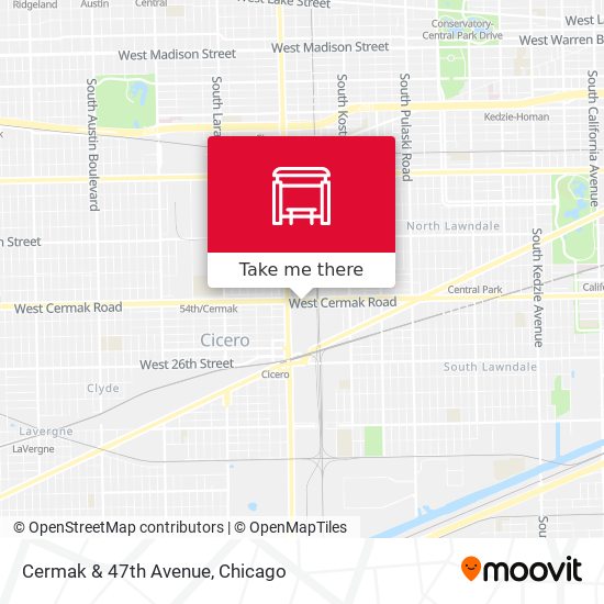 Cermak & 47th Avenue map