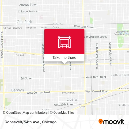 Roosevelt/54th Ave. map