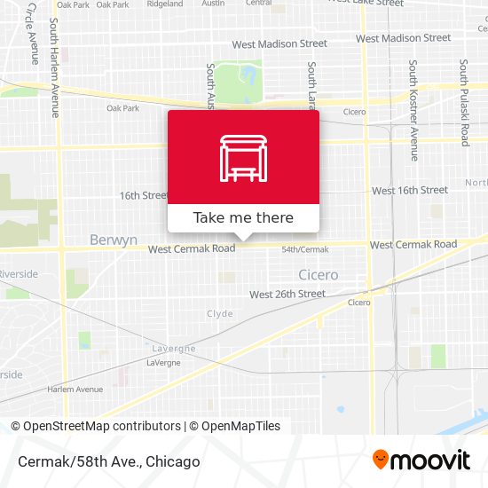 Mapa de Cermak/58th Ave.