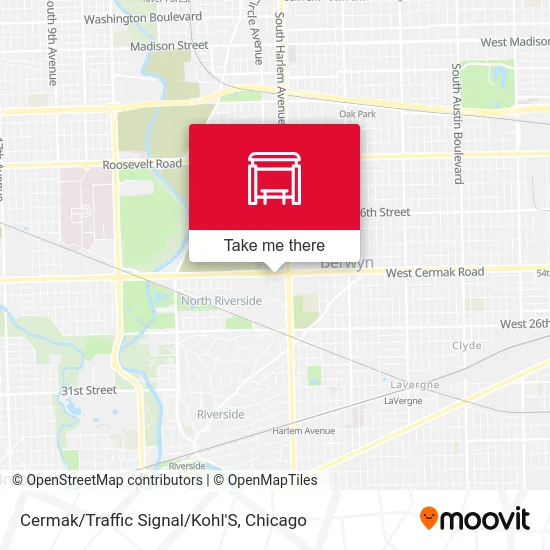 Cermak/Traffic Signal/Kohl'S map