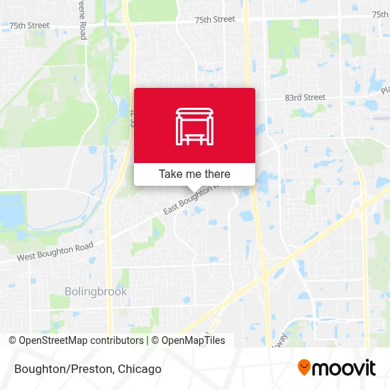 Boughton/Preston map