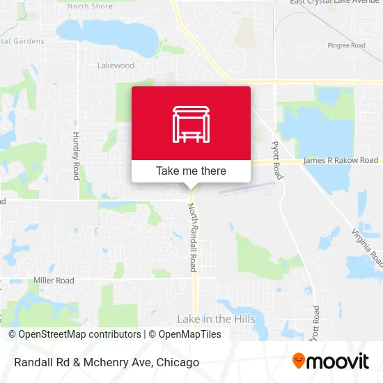 Randall Rd & Mchenry Ave map