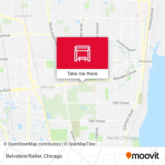 Belvidere/Keller map