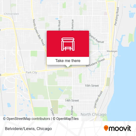 Belvidere/Lewis map
