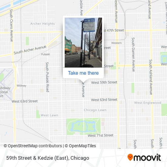 Mapa de 59th Street & Kedzie (East)