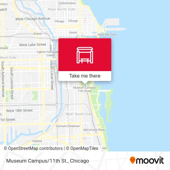 Museum Campus/11th St. map
