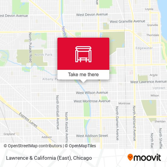Mapa de Lawrence & California (East)