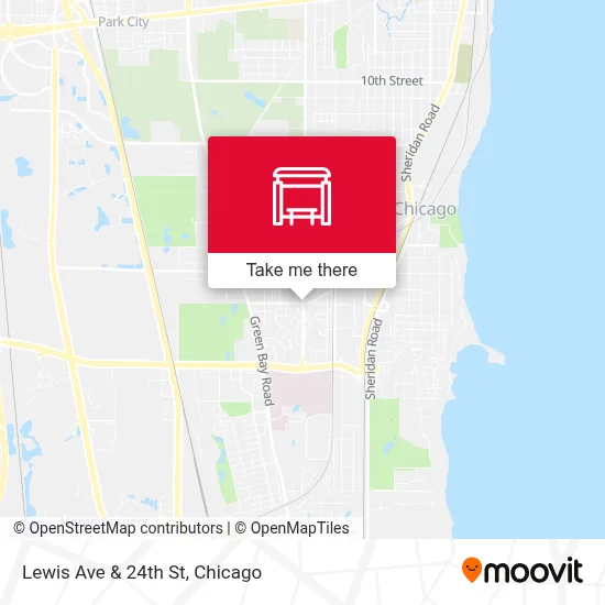 Lewis Ave & 24th St map