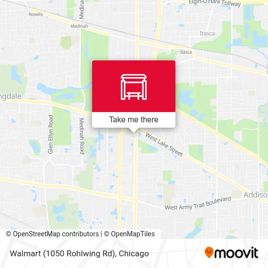 Walmart (1050 Rohlwing Rd) map