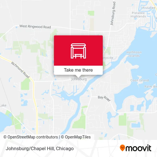 Johnsburg/Chapel Hill map