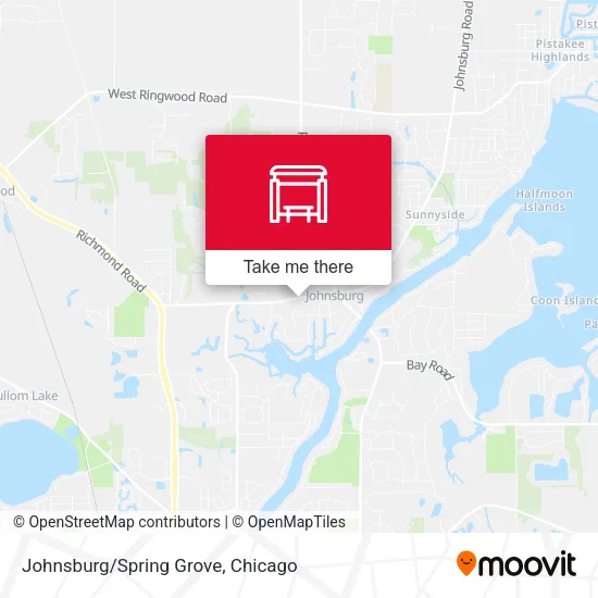 Johnsburg/Spring Grove map