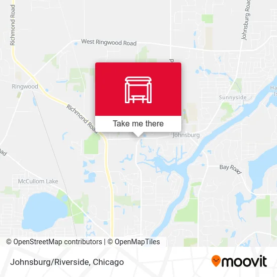 Johnsburg/Riverside map