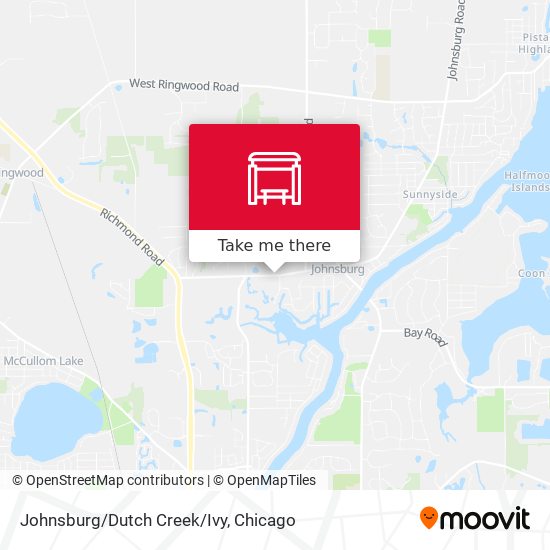 Johnsburg/Dutch Creek/Ivy map