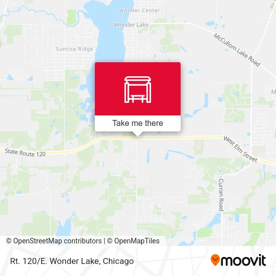Rt. 120/E. Wonder Lake map