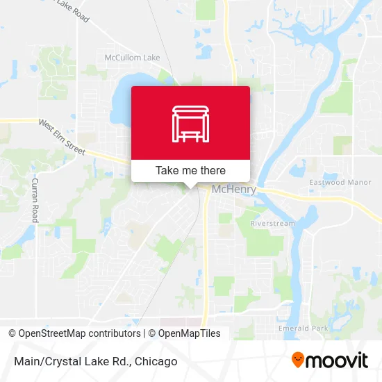 Main/Crystal Lake Rd. map