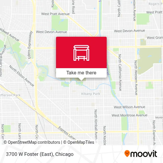 3700 W Foster (East) map