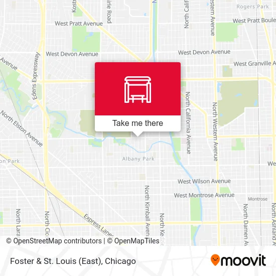 Foster & St. Louis (East) map