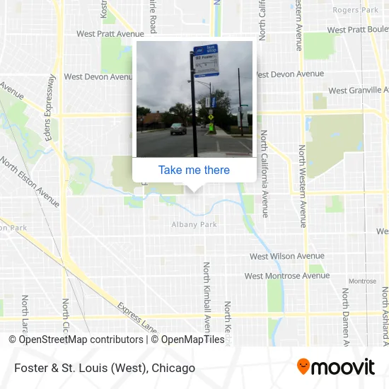 Foster & St. Louis (West) map