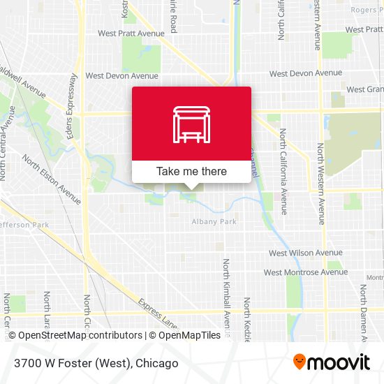 3700 W Foster (West) map