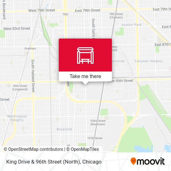 Mapa de King Drive & 96th Street (North)