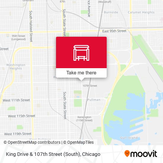 King Drive & 107th Street (South) map