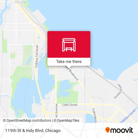Mapa de 119th St & Indy Blvd