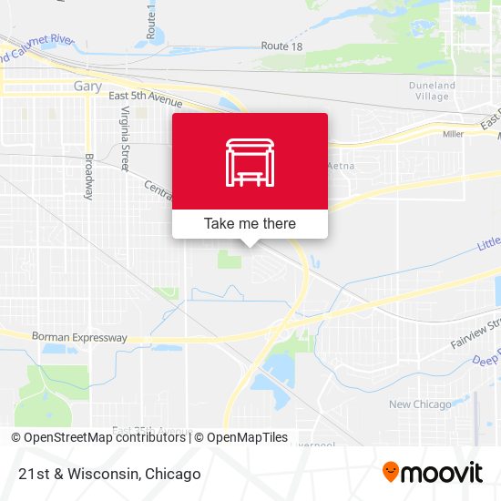 Mapa de 21st & Wisconsin