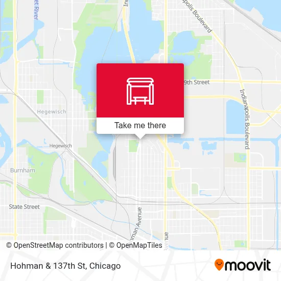 Hohman & 137th St map