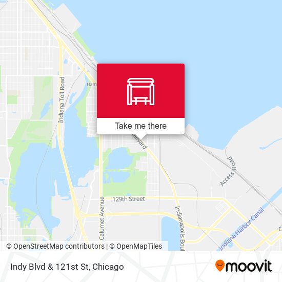 Indy Blvd & 121st St map